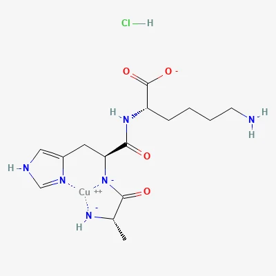 2D chemical structure of AHK-Cu