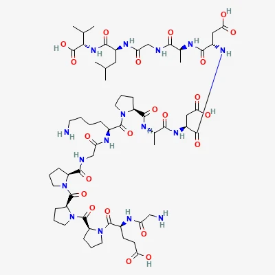 2D chemical structure of BPC-157