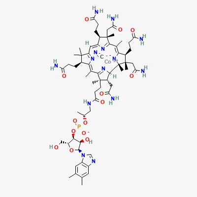2D chemical structure of Vitamin B12