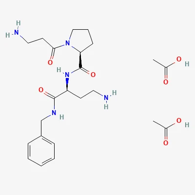 2D chemical structure of Dipeptide Diaminobutyroyl Benzylamide Diacetate