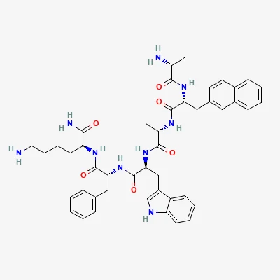 2D chemical structure of GHRP-2