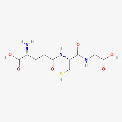 2D chemical structure of Glutathione