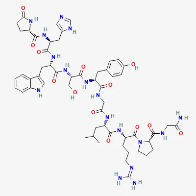 2D chemical structure of Gonadorelin