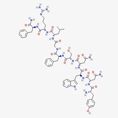 2D chemical structure of Kisspeptin-10