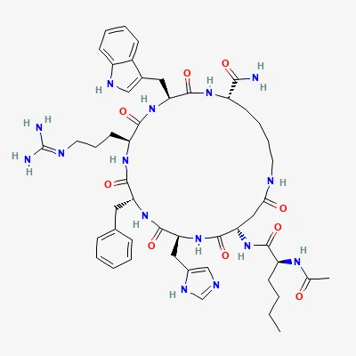 2D chemical structure of Melanotan II