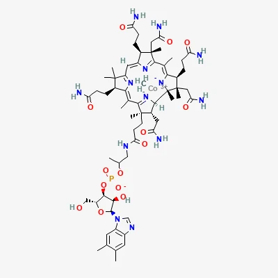 2D chemical structure of Vitamin B12