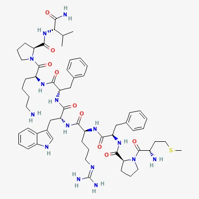 2D chemical structure of Nonapeptide-1