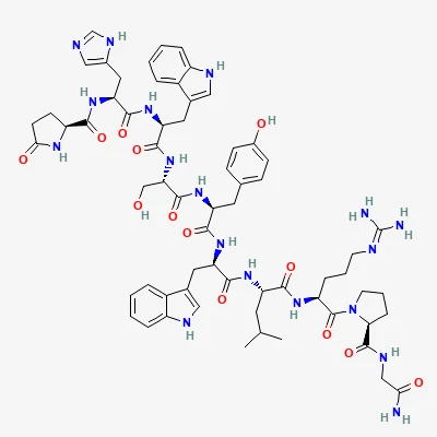 2D chemical structure of Triptorelin